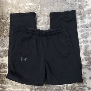 Under Armour Black Coldgear Fleece Pants Sz Medium